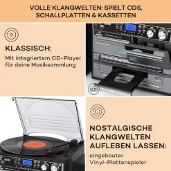 TC-386 Stereoanlage USB MP3 Kassette CD Plattenspieler Encoder -Küchengeräte Verkäufe 10000109 de 0004 usp