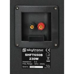 SHFT650B Paar HiFi-Standlautsprecher 3-Wege 960W Max. -Küchengeräte Verkäufe 10005590 yy 0003 titel anschluesse hifi lautsprecher skytronic