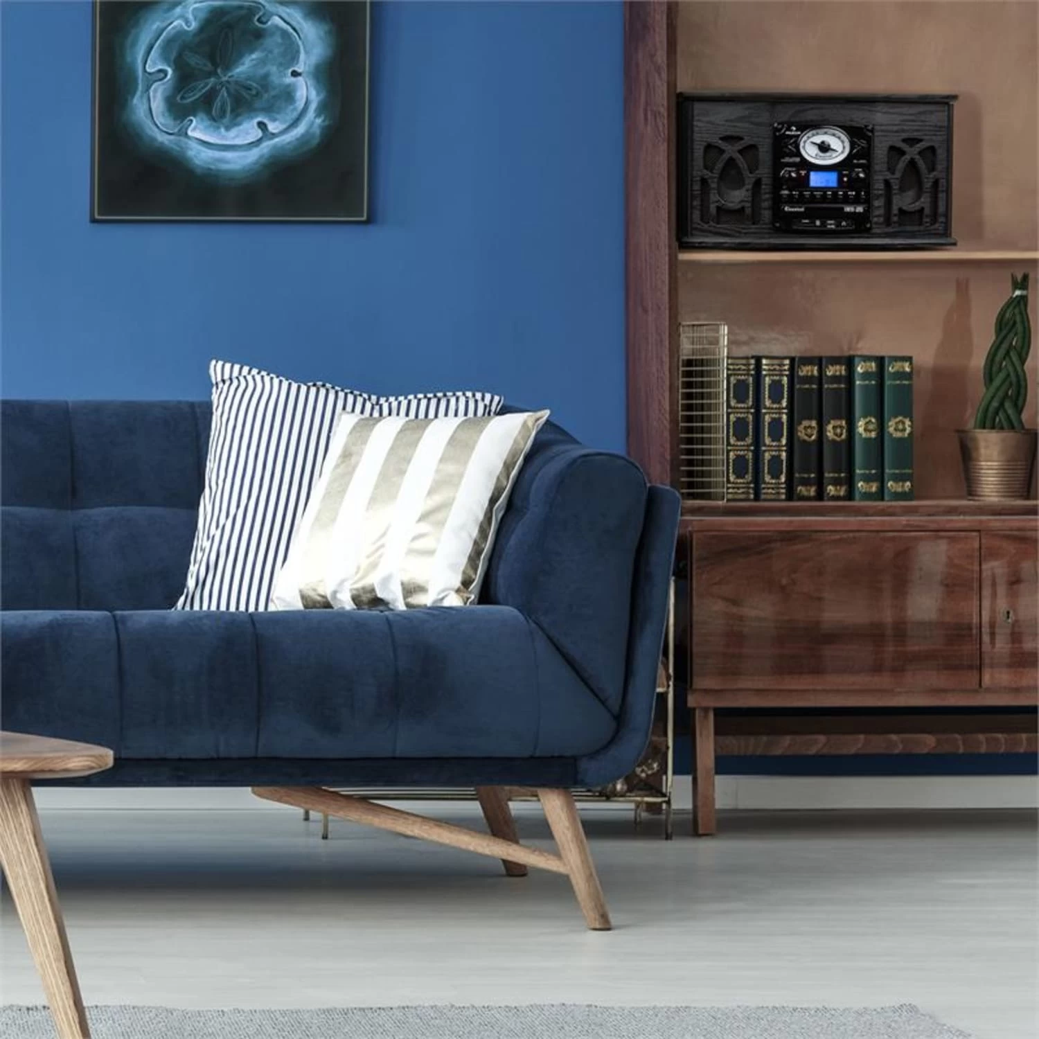 NR-620 Stereoanlage Plattenspieler MP3-Aufnahme Holzgehäuse Schwarz 2 NR-620 Stereoanlage Plattenspieler MP3-Aufnahme Holzgehäuse Schwarz – Bild 2