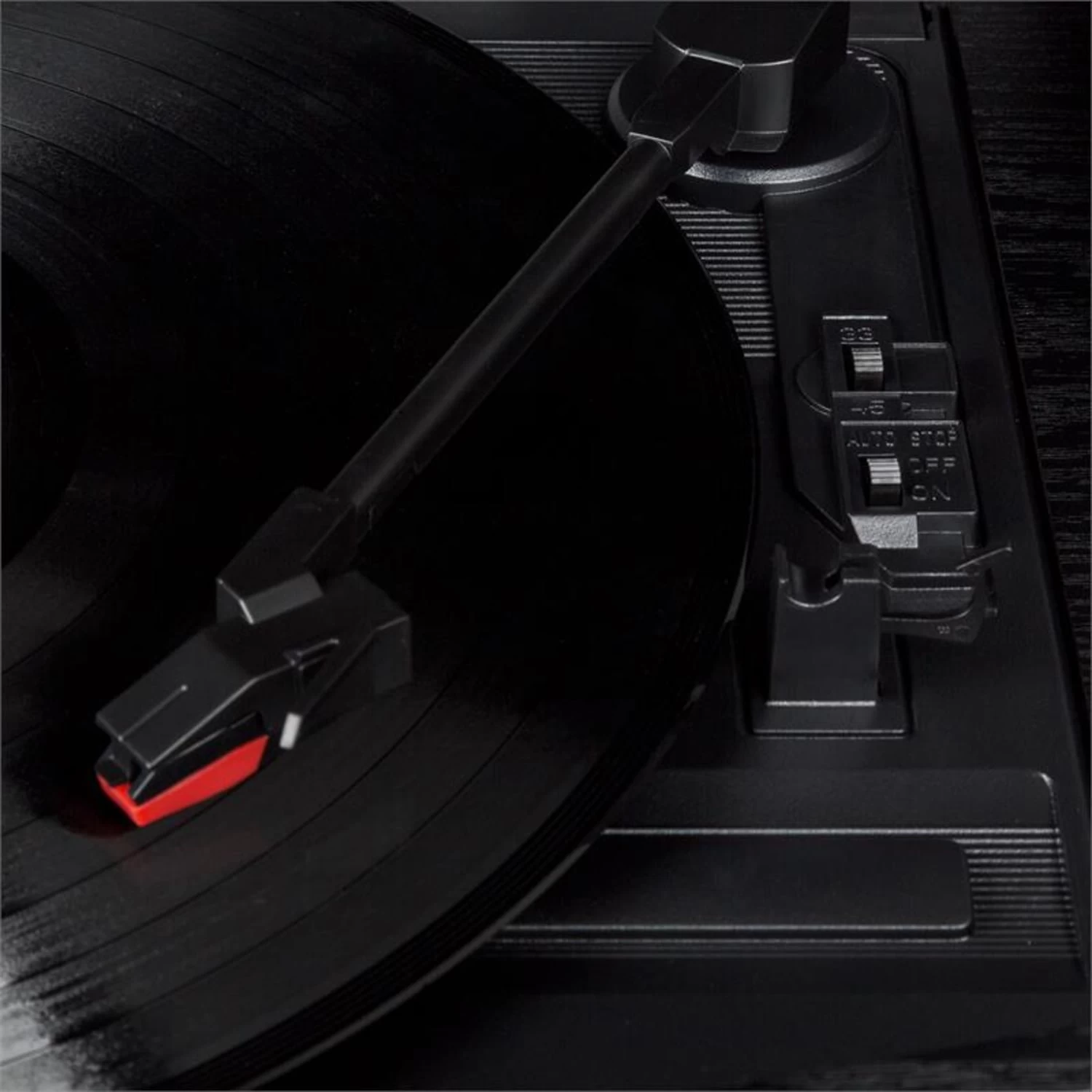 NR-620 Stereoanlage Plattenspieler MP3-Aufnahme Holzgehäuse Schwarz 7 NR-620 Stereoanlage Plattenspieler MP3-Aufnahme Holzgehäuse Schwarz – Bild 7