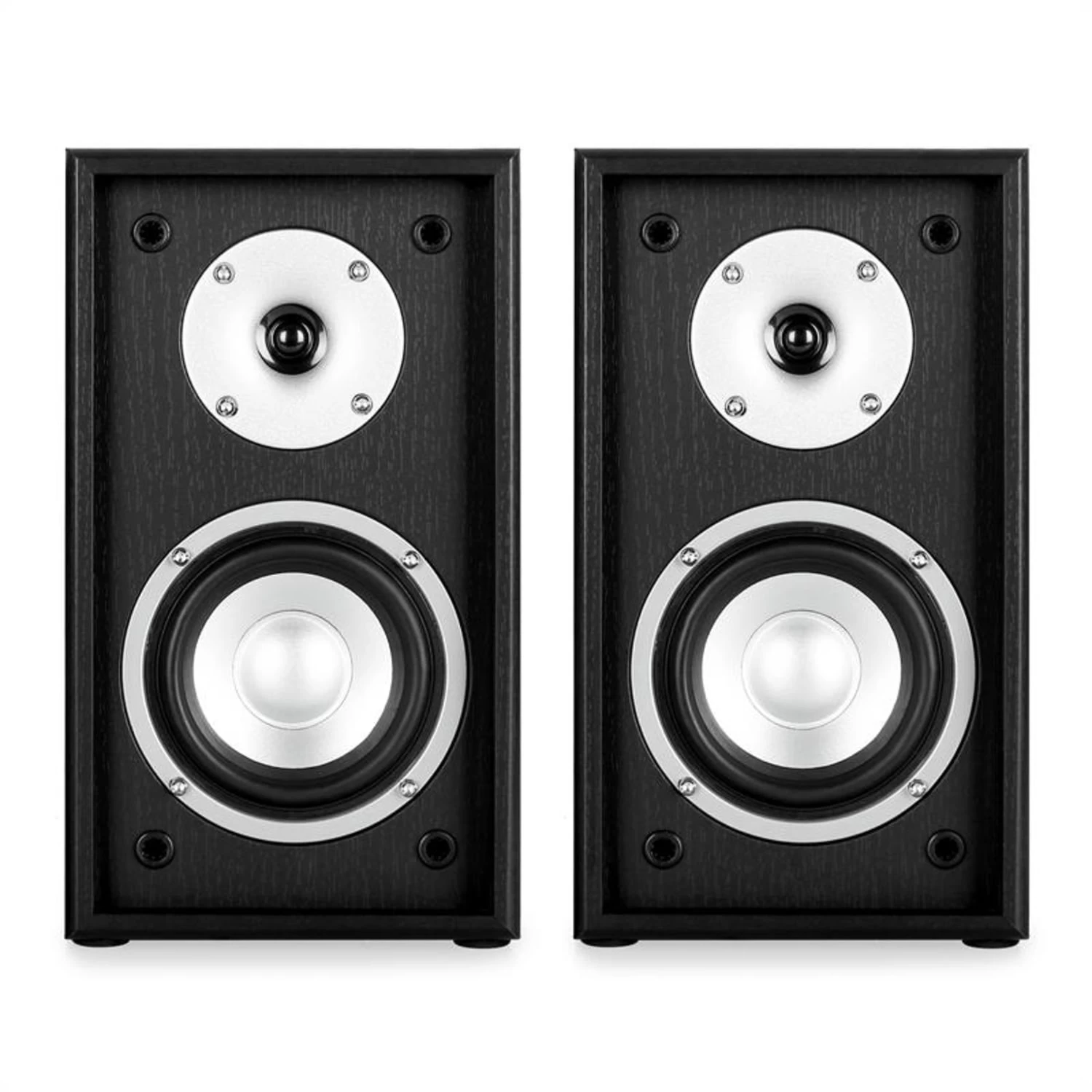 Linie-300-SF-BK Regal-Lautsprecher 70W RMS Passiv Paar Schwarz 2 Linie-300-SF-BK Regal-Lautsprecher 70W RMS Passiv Paar Schwarz – Bild 2