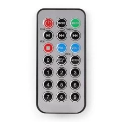 V-12-BT Bluetooth-Stereoanlage USB SD CD MP3 AUX UKW Schwarz -Küchengeräte Verkäufe 10009514 yy 0007 titel fernbedienung oneconcept v12bt stereoanlage