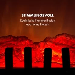 St. Moritz Elektrischer Kamin Elektrokamin Heizlüfter 2 Heizstufen 1650W/1850W Flammenillusion Rauchfrei -Küchengeräte Verkäufe 10012128 de 0005 logo