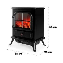 St. Moritz Elektrischer Kamin Elektrokamin Heizlüfter 2 Heizstufen 1650W/1850W Flammenillusion Rauchfrei -Küchengeräte Verkäufe 10012128 yy 0008 logo