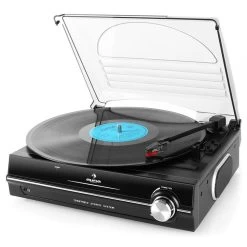 928 Plattenspieler Integrierte Lautsprecher 33 45 RPM -Küchengeräte Verkäufe 10015399 yy 0007 titel Auna 928 BK Plattenspieler