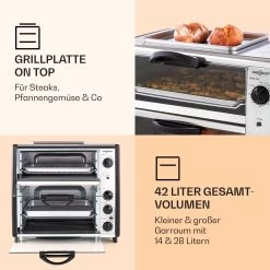 All-You-Can-Eat Doppel-Backofen Grillplatte 42 Liter 2350 Watt -Küchengeräte Verkäufe 10026452 de 0003 logo