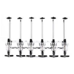 Hazlehov Sixtett 6-fach Getränkespender Dosierer Wandmontage -Küchengeräte Verkäufe 10026799 yy 0003 titel oneConcept Hazlehov Sixtett Getraenkespender