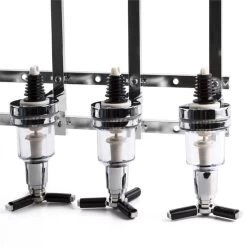 Hazlehov Quartett 4-fach Getränkespender Dosierer Wandmontage -Küchengeräte Verkäufe 10026800 yy 0005 titel oneConcept Hazlehov Quartett Getraenkespender