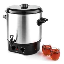 Biggie Einkochautomat Edelstahl 27 Liter 2000W Timer -Küchengeräte Verkäufe 10027587 yy 0008 titel Klarstein Biggie Einkochautomat