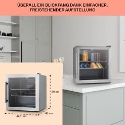 Beersafe L Kühlschrank 47 Liter 2 Böden Panoramaglastür Edelstahl 12 Beersafe L Kühlschrank 47 Liter 2 Böden Panoramaglastür Edelstahl -Küchengeräte Verkäufe 10027671 DE 0006 usp