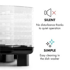 Bananarama Dörrautomat Schwarz 550W Trockner Dehydrator 6 Etagen 14 Bananarama Dörrautomat Schwarz 550W Trockner Dehydrator 6 Etagen -Küchengeräte Verkäufe 10027831 yy 0006 logo Klarstein Bananarama Doerrautomat schwarz reedit