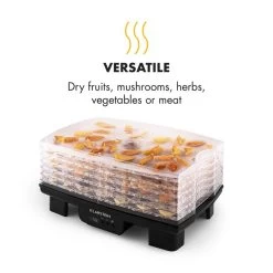 Bananarama Dörrautomat Schwarz 550W Trockner Dehydrator 6 Etagen 15 Bananarama Dörrautomat Schwarz 550W Trockner Dehydrator 6 Etagen -Küchengeräte Verkäufe 10027831 yy 0008 logo Klarstein Bananarama Doerrautomat schwarz reedit