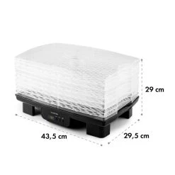 Bananarama Dörrautomat Schwarz 550W Trockner Dehydrator 6 Etagen 16 Bananarama Dörrautomat Schwarz 550W Trockner Dehydrator 6 Etagen -Küchengeräte Verkäufe 10027831 yy 0009 detail Klarstein Bananarama Doerrautomat schwarz reedit