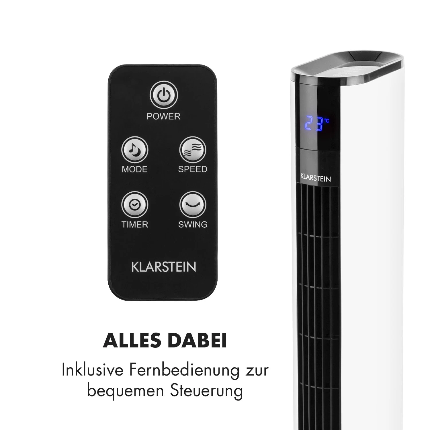 Skyscraper 3G Turmventilator 48W 1.633 M³/h Fernbedienung 7 Skyscraper 3G Turmventilator 48W 1.633 M³/h Fernbedienung – Bild 7