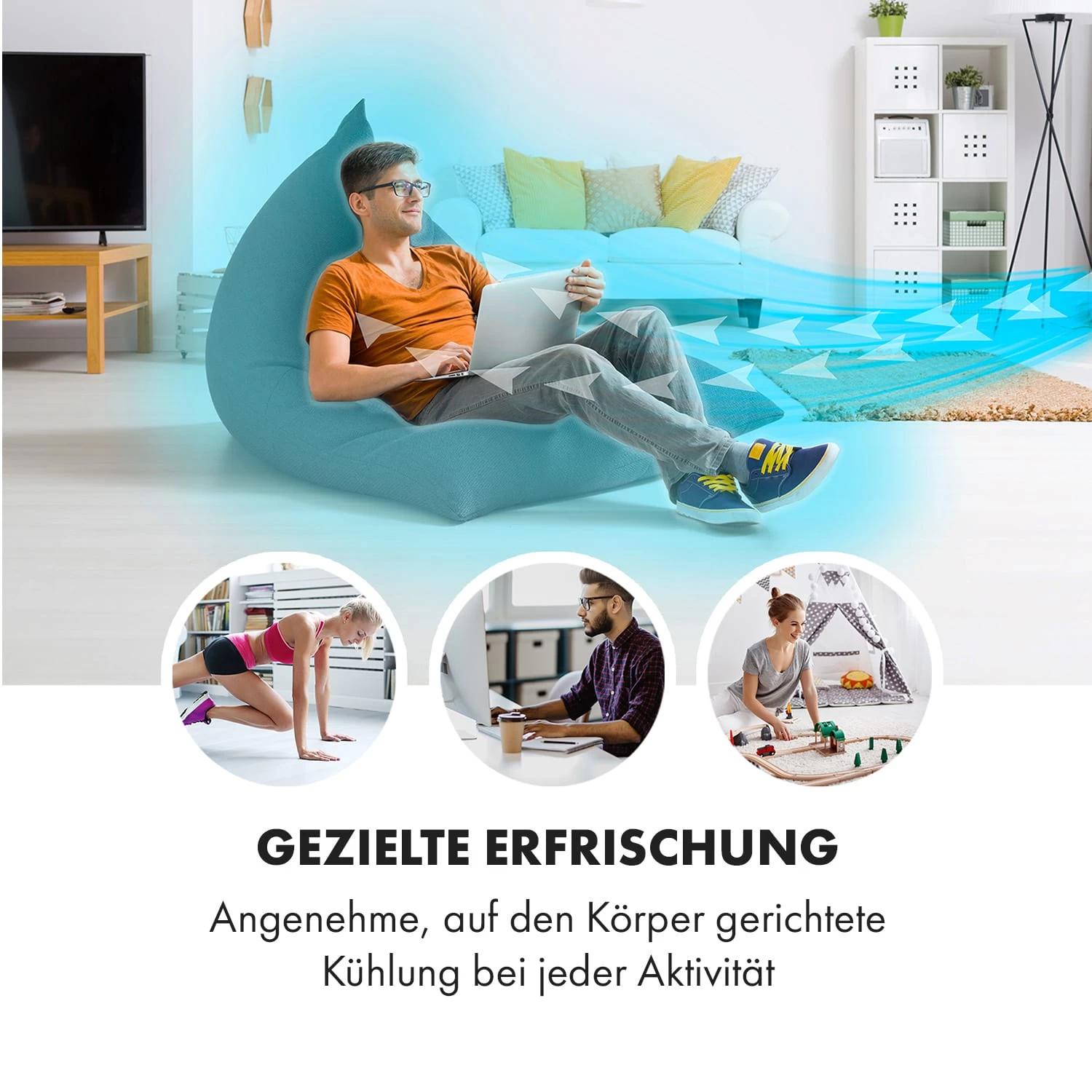 Skyscraper 3G Turmventilator 48W 1.633 M³/h Fernbedienung 2 Skyscraper 3G Turmventilator 48W 1.633 M³/h Fernbedienung – Bild 2