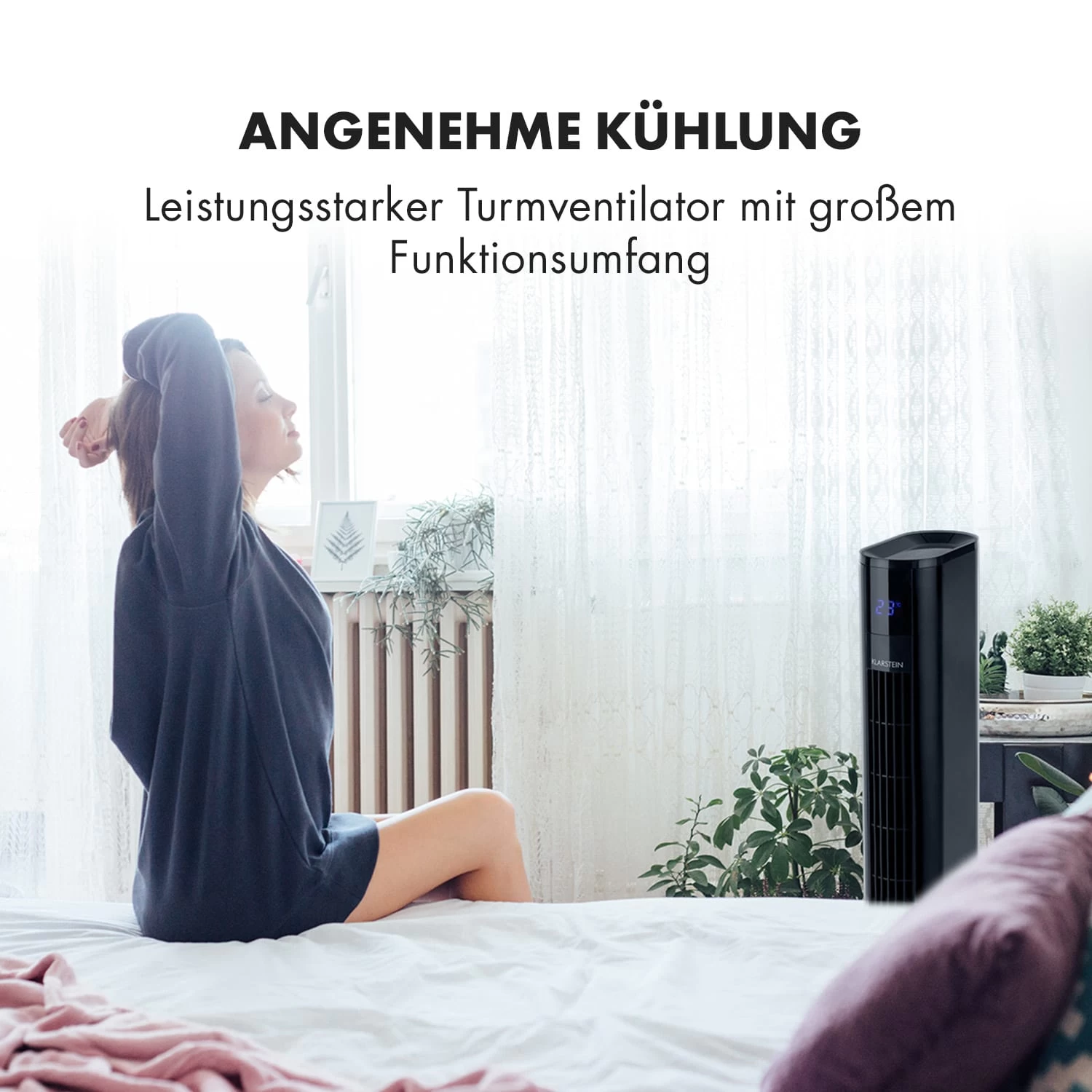 Skyscraper 3G Turmventilator 48W 1.633 M³/h Fernbedienung 4 Skyscraper 3G Turmventilator 48W 1.633 M³/h Fernbedienung – Bild 4