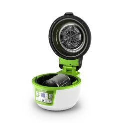 VitAir Turbo Heißluftfritteuse Grün-weiß 1400W Grillen Backen 9l 17 VitAir Turbo Heißluftfritteuse Grün-weiß 1400W Grillen Backen 9l -Küchengeräte Verkäufe 10028288 yy 0007 titel 06 Klarstein VitAir Heissluftfritteuse gruen weiss