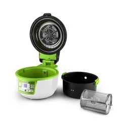 VitAir Turbo Heißluftfritteuse Grün-weiß 1400W Grillen Backen 9l 18 VitAir Turbo Heißluftfritteuse Grün-weiß 1400W Grillen Backen 9l -Küchengeräte Verkäufe 10028288 yy 0008 titel zubehoer 07 Klarstein VitAir Heissluftfritteuse gruen weiss