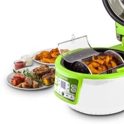 VitAir Turbo Heißluftfritteuse Grün-weiß 1400W Grillen Backen 9l 20 VitAir Turbo Heißluftfritteuse Grün-weiß 1400W Grillen Backen 9l -Küchengeräte Verkäufe 10028288 yy 0010 ambient klarstein vitair heissluft frieteuse