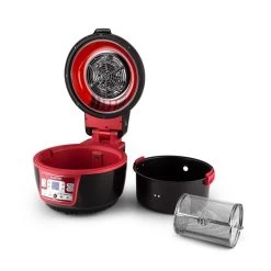 VitAir Turbo Heißluftfritteuse Rot-schwarz 1400W Grillen Backen 9l -Küchengeräte Verkäufe 10028289 yy 0008 titel Klarstein VitAir Heissluftfritteuse