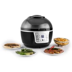 VitAir Turbo Heißluftfritteuse Grau-schwarz 1400W Grillen Backen 9l -Küchengeräte Verkäufe 10028290 yy 0003 ambient klarstein vitair heissluft frieteuse