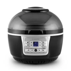 VitAir Turbo Heißluftfritteuse Grau-schwarz 1400W Grillen Backen 9l -Küchengeräte Verkäufe 10028290 yy 0005 titel Klarstein VitAir Heissluftfritteuse