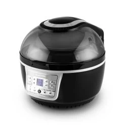 VitAir Turbo Heißluftfritteuse Grau-schwarz 1400W Grillen Backen 9l -Küchengeräte Verkäufe 10028290 yy 0007 titel Klarstein VitAir Heissluftfritteuse