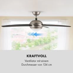 Bolero 2-in-1-Deckenventilator Leuchte 55W 10212 M³/h Fernbedienung 12 Bolero 2-in-1-Deckenventilator Leuchte 55W 10212 M³/h Fernbedienung -Küchengeräte Verkäufe 10028292 de 0005 logo