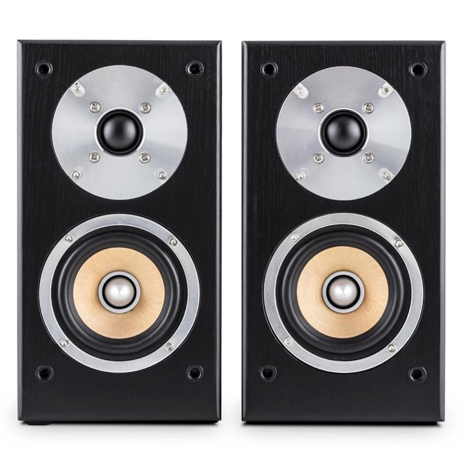 Linie 501 BS-BK Regallautsprecher Paar 100W Passiv Schwarz 3 Linie 501 BS-BK Regallautsprecher Paar 100W Passiv Schwarz – Bild 3