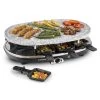 Steaklette Raclettegrill 1500 W Granit-Natursteinplatte 8 Personen
