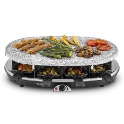 Steaklette Raclettegrill 1500 W Granit-Natursteinplatte 8 Personen -Küchengeräte Verkäufe 10028449 yy 0003 titel Klarstein Steaklette Raclette Natursteingrill