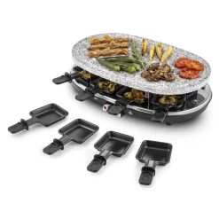 Steaklette Raclettegrill 1500 W Granit-Natursteinplatte 8 Personen -Küchengeräte Verkäufe 10028449 yy 0007 titel Klarstein Steaklette Raclette Natursteingrill