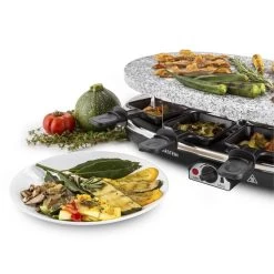All-U-Can-Grill Raclette 4-in-1 Pancake Crêpes Steinplatte 8 Personen -Küchengeräte Verkäufe 10028450 yy 0008 titel Klarstein All U Can Grill Raclettegrill 4in1