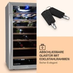 Vinamour 26 Uno Weinkühlschrank 26 Flaschen 88 Liter Edelstahl LED 10 Vinamour 26 Uno Weinkühlschrank 26 Flaschen 88 Liter Edelstahl LED -Küchengeräte Verkäufe 10028491 de 0004 logo