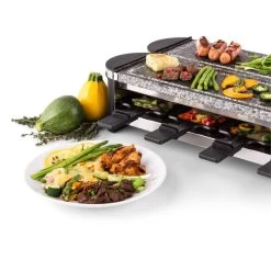 Tenderloin 100 Raclette-Grill 1200 W (2x600W) 8 Personen 2x Naturstein 12 Tenderloin 100 Raclette-Grill 1200 W (2x600W) 8 Personen 2x Naturstein -Küchengeräte Verkäufe 10028579 yy 0006 logo 06 Klarstein Tenderloin Raclette Grill