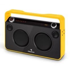 Bebop Ghettoblaster USB Bluetooth AUX MIC Akku Gelb -Küchengeräte Verkäufe 10028660 yy 0011 titel 09 Auna Bebop Ghettoblaster