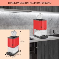 Icebreaker Ice Crusher 15kg/h 3,5 Liter Eisbehälter Edelstahl Rot -Küchengeräte Verkäufe 10028938 de 0006 usp
