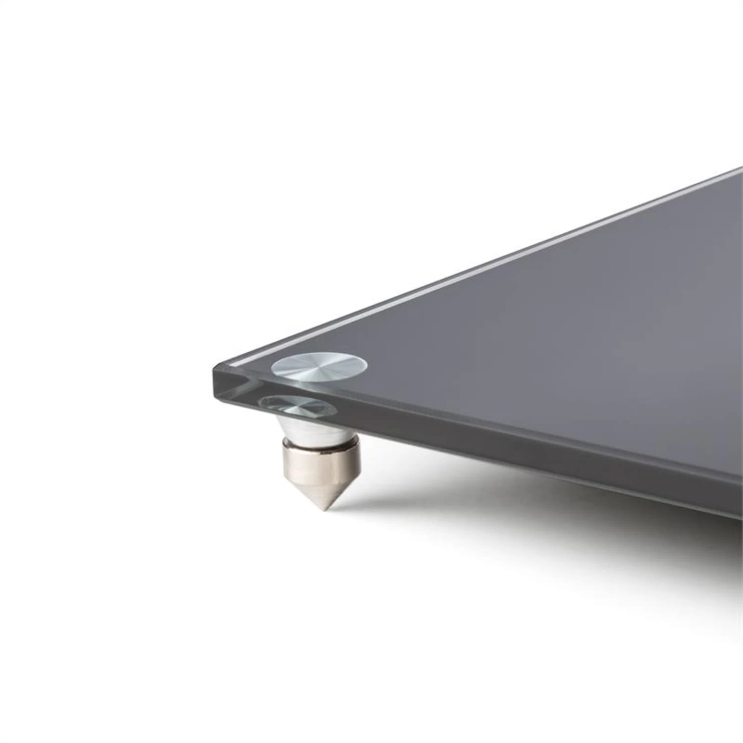 BS-03S-BK Lautsprecher-Ständer Paar Aluminium Glas MDF Kabelkanal 5 BS-03S-BK Lautsprecher-Ständer Paar Aluminium Glas MDF Kabelkanal – Bild 5