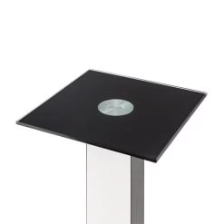 BS-03S-WHOA Boxen-Ständer Paar Aluminium Glas MDF Kabelkanal Eiche-Optik -Küchengeräte Verkäufe 10029131 yy 0003 detail auna BS 03S WHOA Lautsprecher Staender