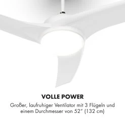 Figo 2-in-1-Deckenventilator Lampe Ø132cm 10.039m³/h Fernbedienung 10 Figo 2-in-1-Deckenventilator Lampe Ø132cm 10.039m³/h Fernbedienung -Küchengeräte Verkäufe 10029345 de 0003 logo