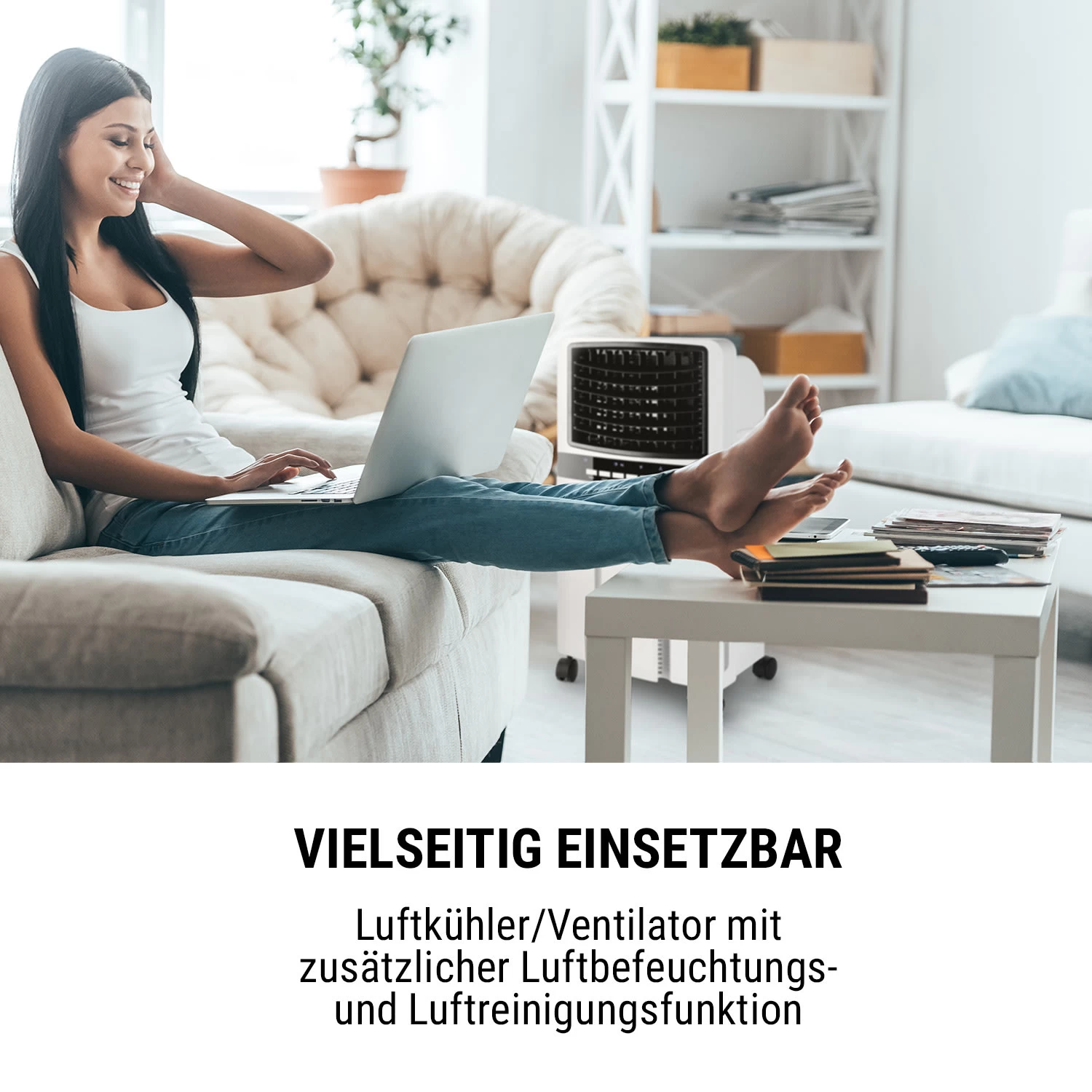 Baltic Blue 3-in-1 Luftkühler 360 M³/h 65 W 6 Ltr Fernbedienung Mobil 4 Baltic Blue 3-in-1 Luftkühler 360 M³/h 65 W 6 Ltr Fernbedienung Mobil – Bild 4