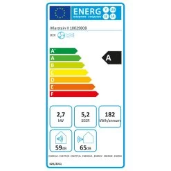 Frostik Fenster-Klimagerät 9.000 BTU/2,7 KW EEC A Fernbedienung -Küchengeräte Verkäufe 10029808 energy label
