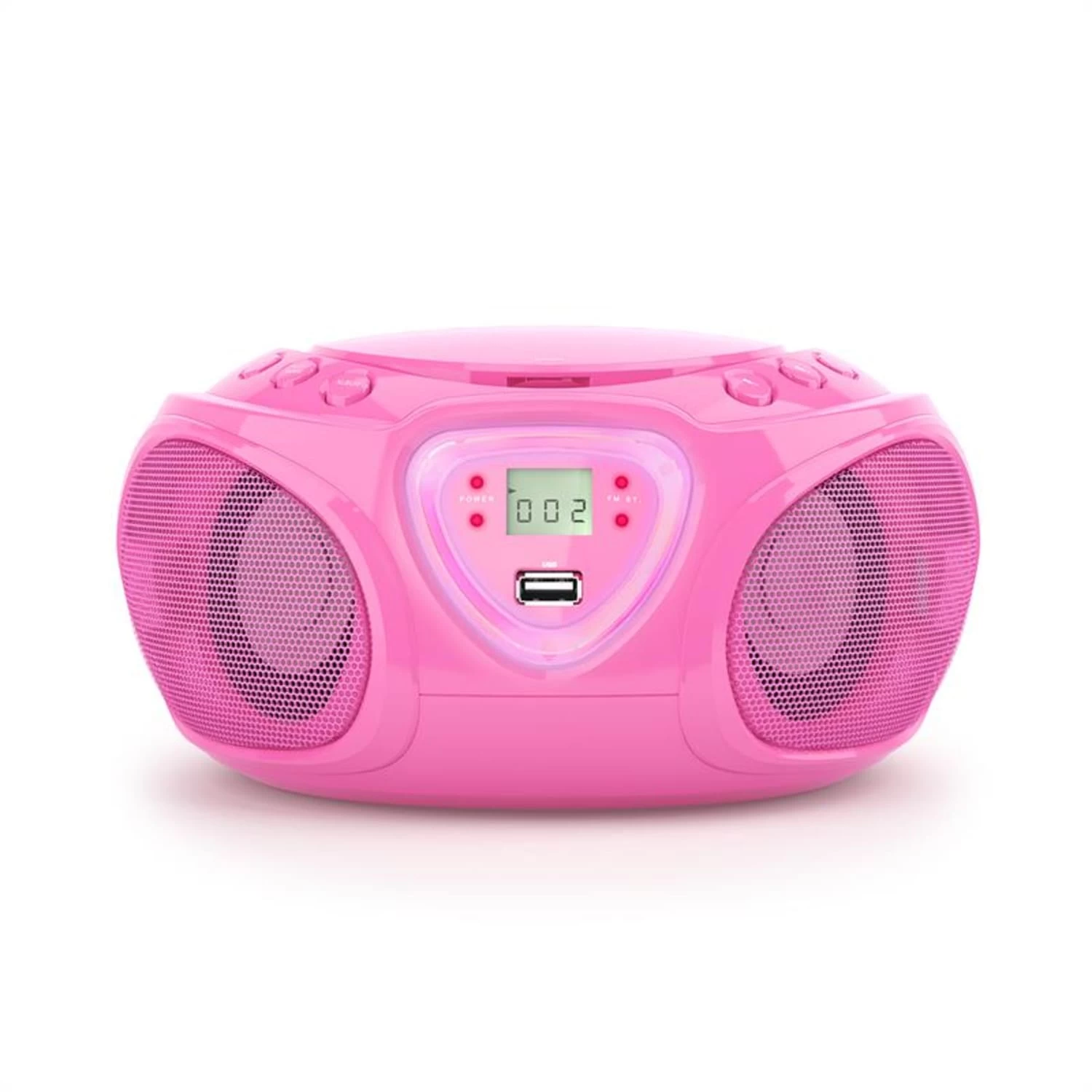 Roadie CD Boombox UKW-Radio Lichtshow CD-Player Bluetooth 5.0 – Bild 5