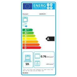 Vilhelmine Backofen 55 L Einbau Energieeffizienzklasse A Schwarz 13 Vilhelmine Backofen 55 L Einbau Energieeffizienzklasse A Schwarz -Küchengeräte Verkäufe 10030225 energy label