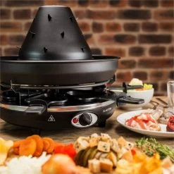 Taste Volcano Tartarengrill Raclettegrill 1500 W 6 Personen Schwarz 8 Taste Volcano Tartarengrill Raclettegrill 1500 W 6 Personen Schwarz -Küchengeräte Verkäufe 10030307 yy 0003 ambient Klarstein Taste Volcano Tartarengrill