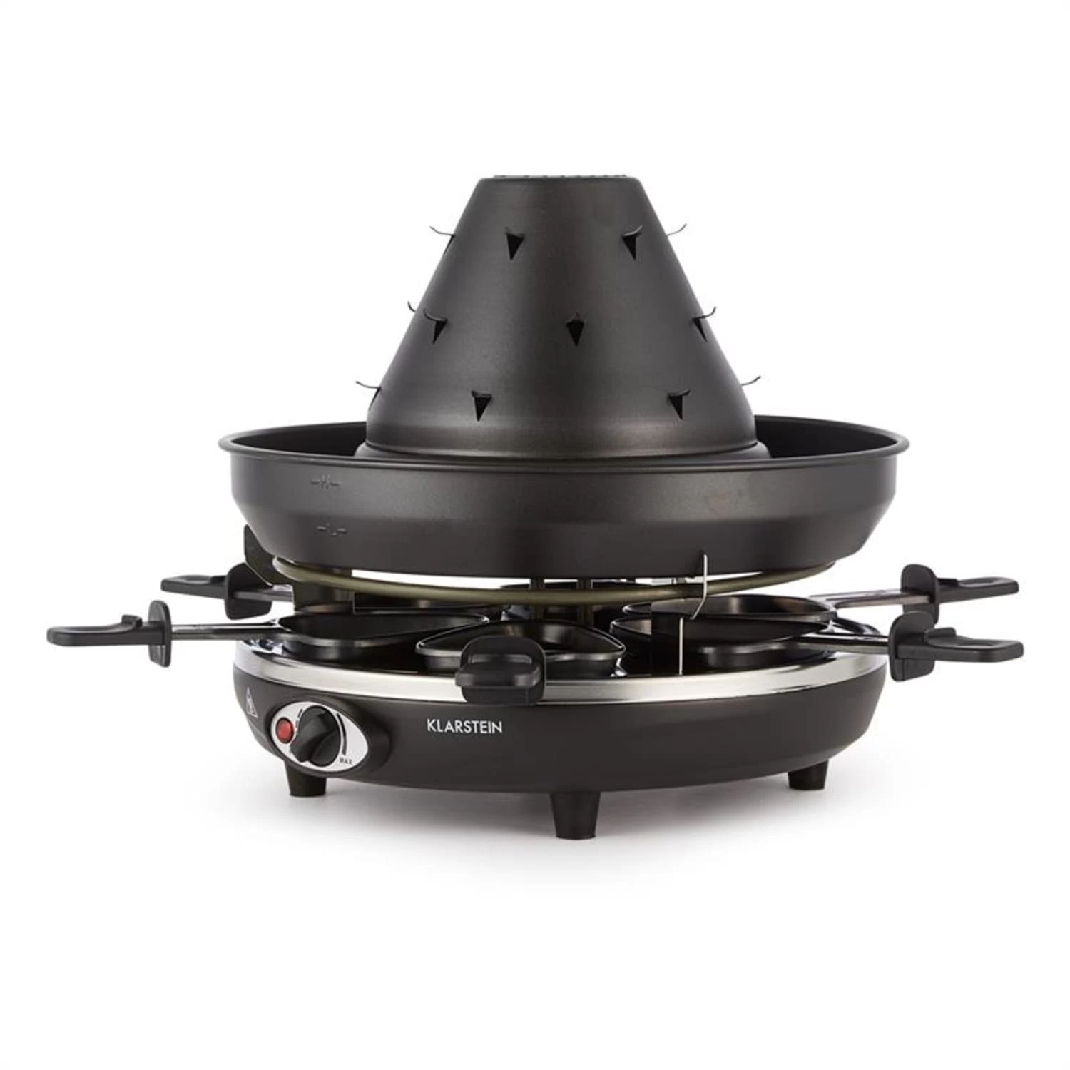 Taste Volcano Tartarengrill Raclettegrill 1500 W 6 Personen Schwarz 6 Taste Volcano Tartarengrill Raclettegrill 1500 W 6 Personen Schwarz – Bild 6