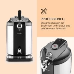 Skal Bierzapfanlage Bierkühler 5l Fässer CO2 Edelstahl -Küchengeräte Verkäufe 10030663 de 0003 logo