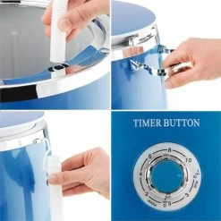 Ecowash-Pico Mini-Waschmaschine Schleuderfunktion 3,5 Kg 380W Blau 10 Ecowash-Pico Mini-Waschmaschine Schleuderfunktion 3,5 Kg 380W Blau -Küchengeräte Verkäufe 10030791 yy 0006 detail oneConcept Ecowash Pico Mini Waschmaschine blau