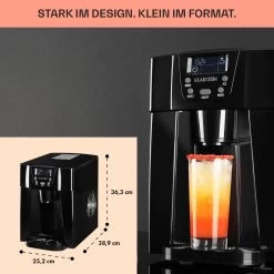 Ice Volcano 2G Eismaschine LED 12kg Je 24h 2l 6-12min Schwarz -Küchengeräte Verkäufe 10030844 DE 0006 usp