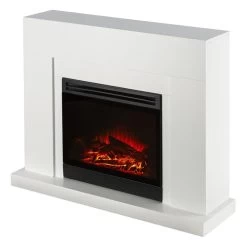 Blanca Elektrischer Kamin LED-Flammensimulation 750/1500 W 5000 BTU -Küchengeräte Verkäufe 10030847 yy 0008 front Klarstein Blanca Elektrischer Kamin 1000 2000W